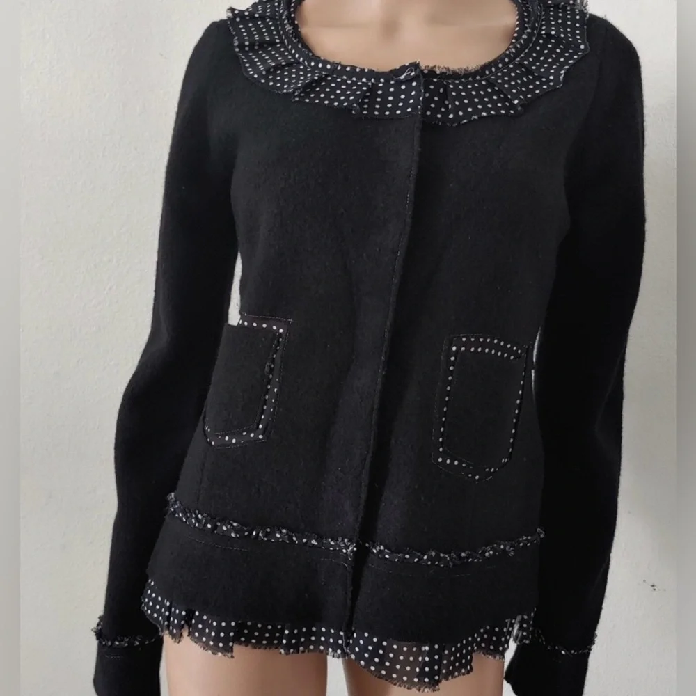 ⭐️Sparrow by Anthropologie Au Fait Merino Wool Snap Front Cardigan⭐️ - Picture 1 of 6